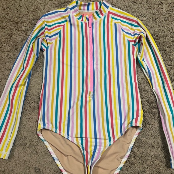 JCrew Rashguard Swimsuit - Picture 1 of 3
